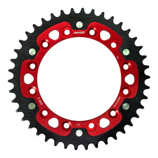 【25日は24時間限定クーポン配布】Supersprox スーパースプロックスSPX REAR STEALTH 245/2-42T RED RST-245/242-RED(2534446)代引不可 送料無料|e-zoa SHOP