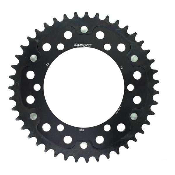 【10日は24時間限定クーポン配布】Supersprox スーパースプロックス SPX REAR STEALTH 498-43T BLK RST-49843-BLK (2534547) 代引不可 送料無料