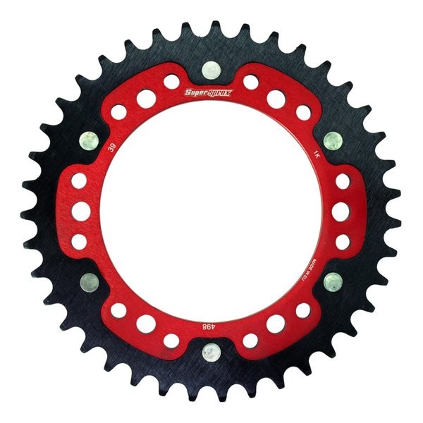 【25日は24時間限定クーポン配布】Supersprox スーパースプロックスSPX REAR STEALTH 498-39T RED RST-49839-RED(2534545)代引不可 送料無料｜e-zoa SHOP