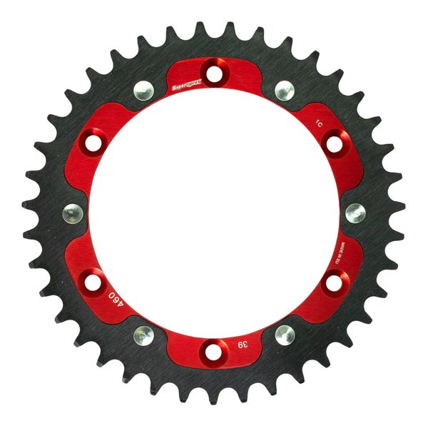 【10日は24時間限定クーポン配布】Supersprox スーパースプロックス SPX REAR STEALTH 460-39T RED RST-46039-RED (2534471) 代引不可 送料無料