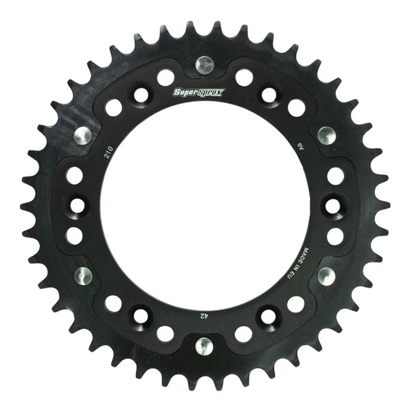 【20日は24時間限定クーポン配布】Supersprox スーパースプロックス SPX REAR STEALTH 210-42T BLK RST-21042-BLK (2534430) 代引不可 送料無料