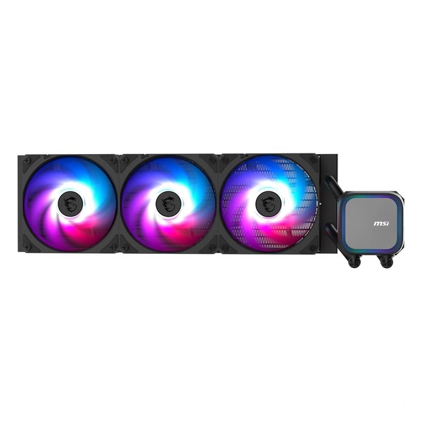 【25日は24時間限定クーポン配布】MSI エムエスアイ水冷CPUクーラー 120mmファンｘ3 ブラック MAG CORELIQUID A13 360(2655550)送料無料｜e-zoa SHOP 10,309円