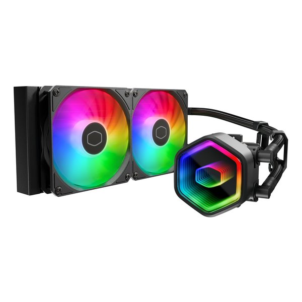 【15日は24時間限定クーポン配布】Cooler Master クーラーマスター MasterLiquid 240 Core II ブラック MLW-D24M-A18PA-R1 (2647316) 送料無料
