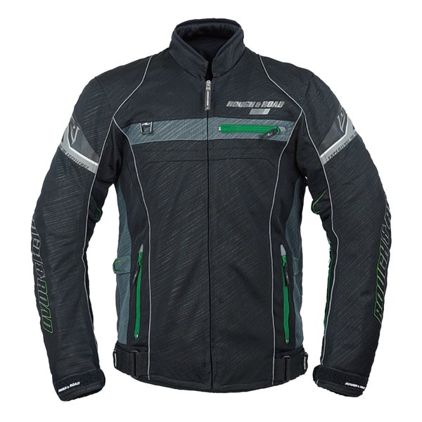 【20日は24時間限定クーポン配布】ROUGH&ROAD ラフアンドロード R&R フルメッシュジャケットFP スラッシュLM-XL RR7346SS-LM5 (2567583) 代引不可 送料無料
