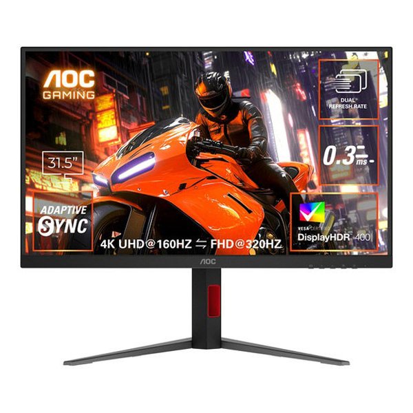 【10日は24時間限定クーポン配布】AOC エーオーシー 31.5インチ Dual Refresh ゲーミングモニター U32G4/11 (2661432) 送料無料