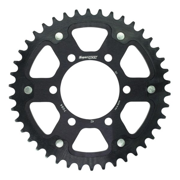 【10日は24時間限定クーポン配布】Supersprox スーパースプロックス SPX REAR STEALTH 7094-42T BLK RST-7094:42-BLK (2587524) 代引不可 送料無料