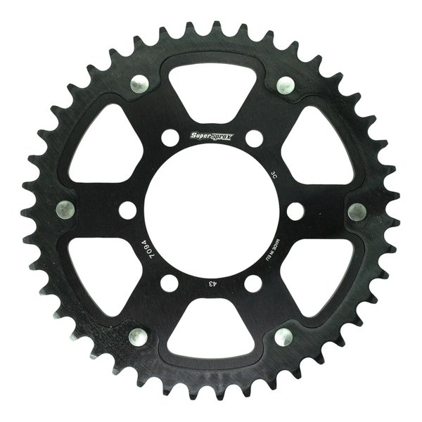 【25日は24時間限定クーポン配布】Supersprox スーパースプロックスSPX REAR STEALTH 7094-43T BLK RST-7094:43-BLK(2587525)代引不可 送料無料|e-zoa SHOP