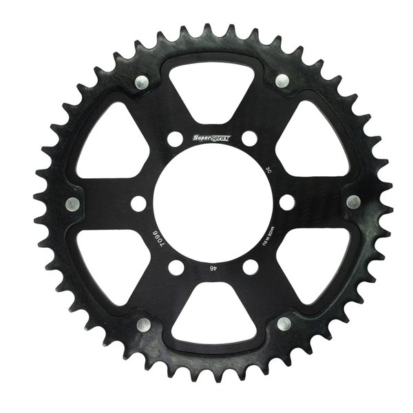 【10日は24時間限定クーポン配布】Supersprox スーパースプロックス SPX REAR STEALTH 7096-46T BLK RST-7096:46-BLK (2587548) 代引不可 送料無料