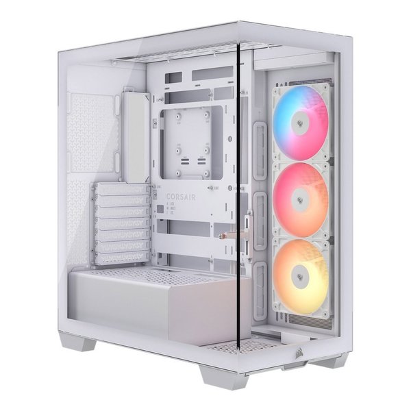 【20日は24時間限定クーポン配布】CORSAIR コルセア 3500X RS-R ARGB Mid-Tower White CC-9011323-WW (2662481) 送料無料