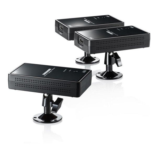 【15日は24時間限定クーポン配布】SANWA SUPPLY サンワサプライ ワイヤレス分配HDMIエクステンダー 2分配 VGA-EXWHD7N (2663677) 代引不可 送料無料