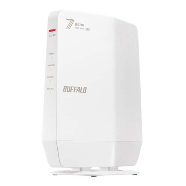 【20日は24時間限定クーポン配布】BUFFALO バッファロー Wi-Fi 7 11be 対応デュアルバンドWi-Fiルーター 5764+688Mbps AirStation ホワイト WSR6500BE6P/DWH (2663314) 送料無料