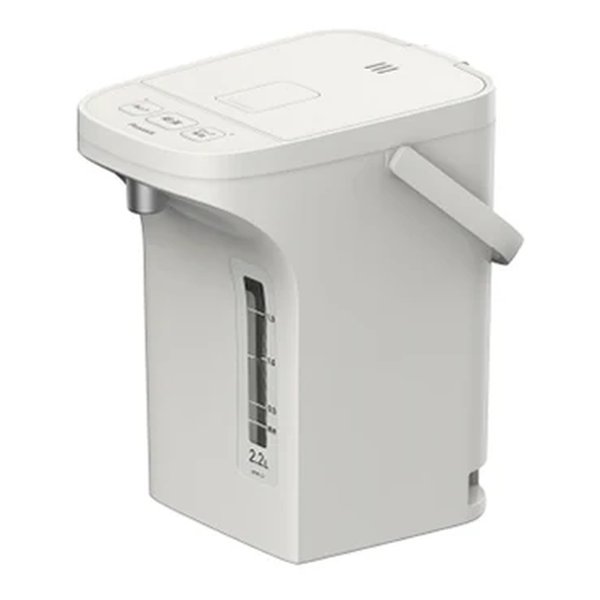 【10日は24時間限定クーポン配布】ピーコック魔法瓶 ピーコックマホウビン 電気ポット 電動給湯式/早沸きタイプ/2.2L/アッシュホワイト WMR-22 WH (2666764) 送料無料