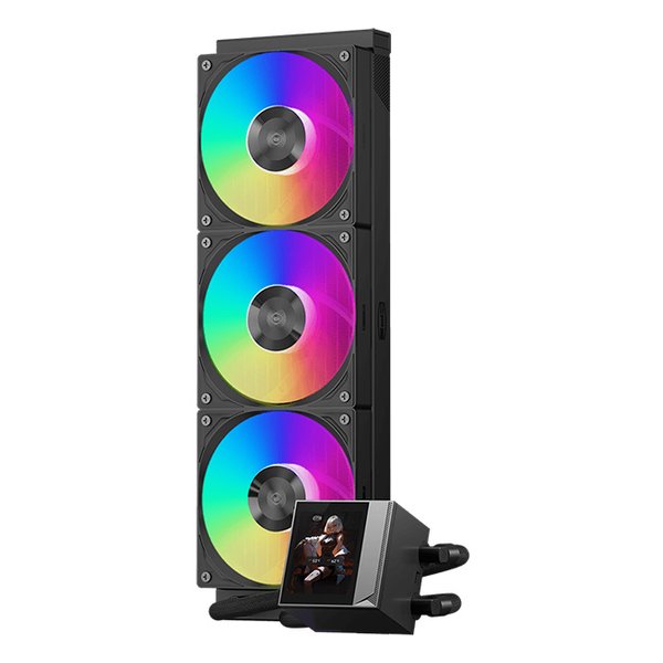 【25日は24時間限定クーポン配布】CPS（シーピーエス）DC360 PRO ARGB Display Black DC360-ARGB-BK(2661539)送料無料｜e-zoa SHOP