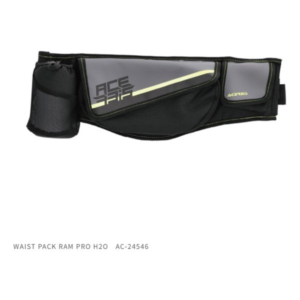 【20日は24時間限定クーポン配布】ACERBIS アチェルビス WAIST PACK RAM PRO H2O BK/YL ブラック/イエロー AC-24546BK/YL (2645126) 代引不可 送料無料