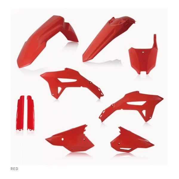 【25日は24時間限定クーポン配布】ACERBIS アチェルビスPLASTICフルキット CRF250R 22-24 RD レッド AC-24559RD(2645129)代引不可 送料無料｜e-zoa SHOP 20,706円