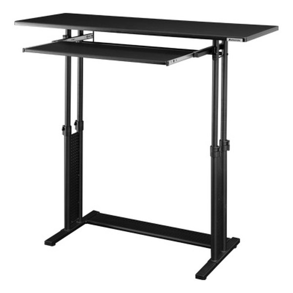 【10日は24時間限定クーポン配布】Bauhutte バウヒュッテ スタンディングデスク 幅1200mm/ブラック BHD-1200H (2448338) 代引不可