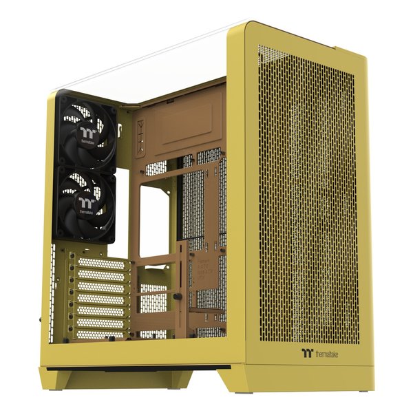 【20日は24時間限定クーポン配布】thermaltake サーマルテイク ミドルタワー型PCケース View 390 Air Butter Caramel ATX/曲面強化ガラスパネル CA-11F-00MMWN-00 (2658652) 代引不可 送料無料