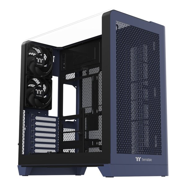【25日は24時間限定クーポン配布】thermaltake サーマルテイクミドルタワー型PCケース View 390 Air Future Dusk ATX/曲面強化ガラスパネル CA-11F-00MNWN-00(2658651)代引不可 送料無料｜e-zoa SHOP