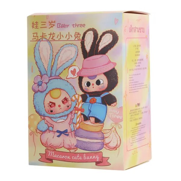 【20日は24時間限定クーポン配布】Cureplaneta（キュアプラネタ） BABYTHREEE-マカロンウサギ フワフワミニBOX BOX 6個入 36975 (2669500) 代引不可 送料無料