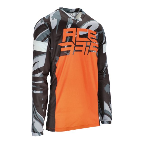 【10日は24時間限定クーポン配布】ACERBIS アチェルビス J-TRACK FIVEジャージ オレンジ/グレー ＸＸＬサイズ AC-25039OR/GY5 (2645320) 代引不可 送料無料