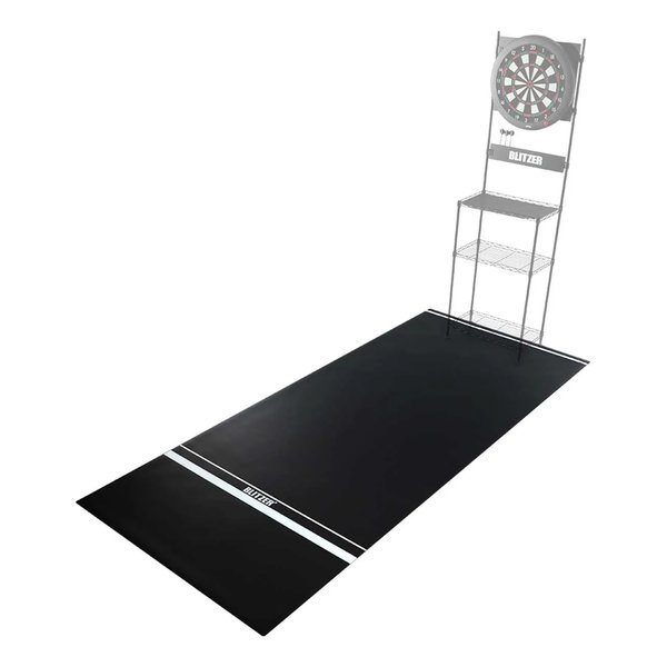 【10日は24時間限定クーポン配布】BLITZER（ブリッツァー） 部屋ごとダーツマットラージ W310×L D 130×H0.2cm/ブラック BOP33-BK (2673468) 代引不可