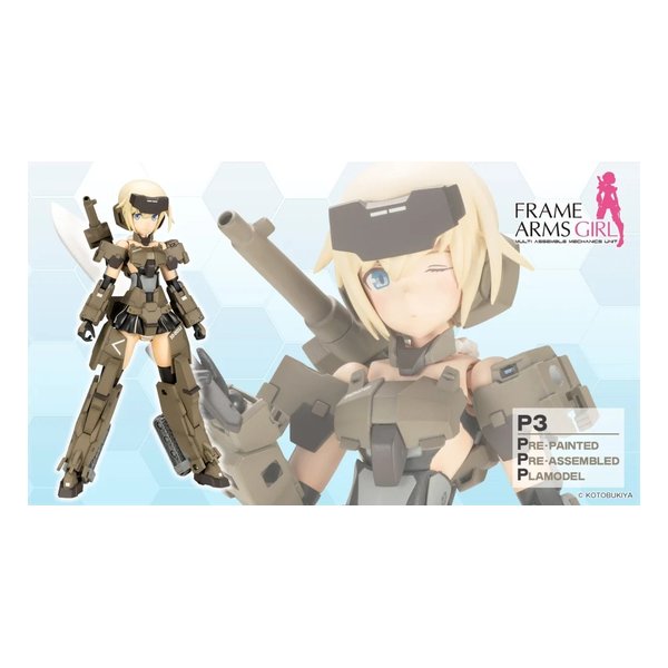 【20日は24時間限定クーポン配布】壽屋（コトブキヤ） プラモデル フレームアームズ・ガール P3 轟雷 塗装組立済/ノンスケール/全高150mm FG163 (2673329) 代引不可 送料無料