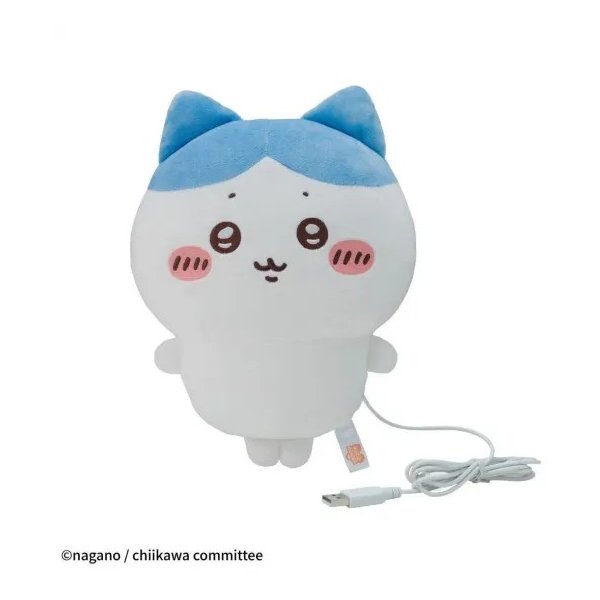 【15日は24時間限定クーポン配布】CCP（シー・シー・ピー） あったかぬいぐるみ ハチワレ 42℃～46℃/USB Typ-A/自動電源OFF KS-AN66-CHW (2673866) 送料無料