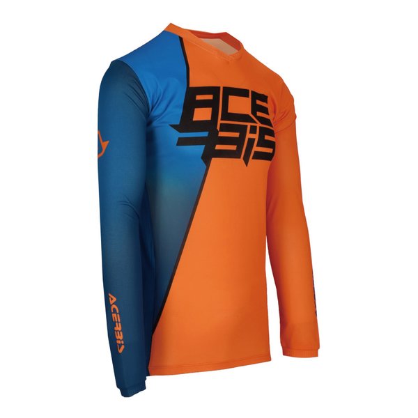 【10日は24時間限定クーポン配布】ACERBIS アチェルビス J-TRACK SEVENジャージ オレンジ/ブルー Ｓサイズ AC-25886OR/BL1 (2645483) 代引不可 送料無料