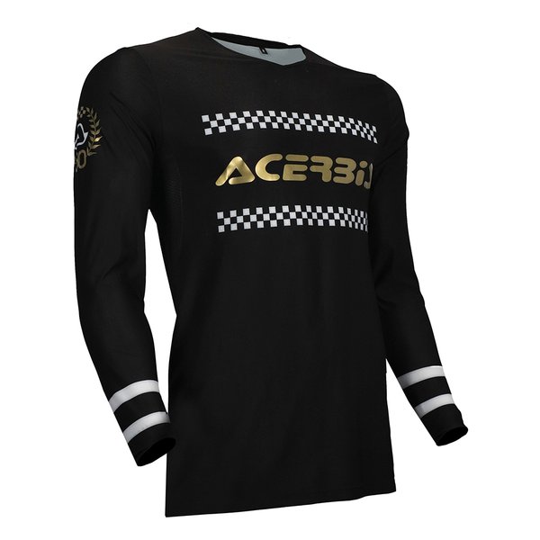 【10日は24時間限定クーポン配布】ACERBIS アチェルビス X-FLEX 50ANNIVERSARYジャージ ブラック/ゴールド ３ＸＬサイズ AC-25887BK/GD6 (2645495) 代引不可 送料無料