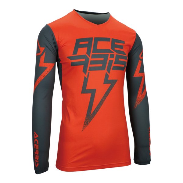 【10日は24時間限定クーポン配布】ACERBIS アチェルビス X-FLEX BLIZZARDジャージ オレンジ/グレー ３ＸＬサイズ AC-26037OR/GY6 (2645552) 代引不可 送料無料