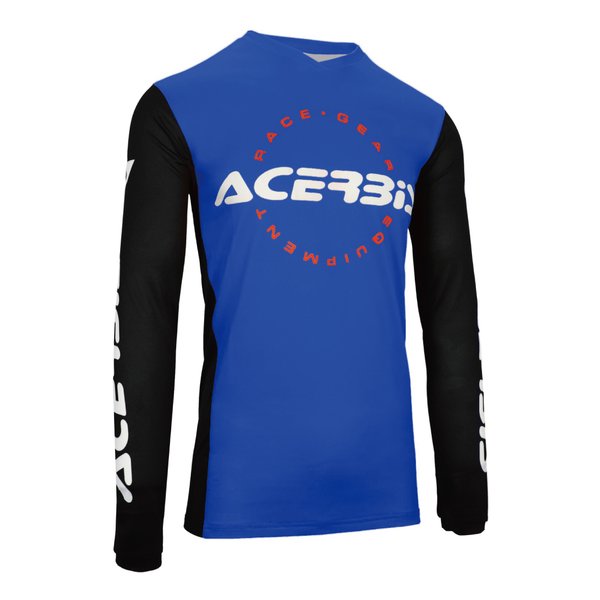 【10日は24時間限定クーポン配布】ACERBIS アチェルビス J-TRACK INCジャージ ブルー/ブラック ３ＸＬサイズ AC-26040BL/BK6 (2645584) 代引不可 送料無料 6,208円