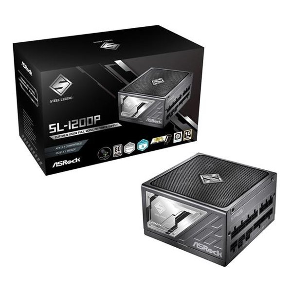 【30日は24時間限定クーポン配布】ASRock アスロックSteel Legend 1200w Platinum SL-1200P(2673732)代引不可 送料無料｜e-zoa SHOP