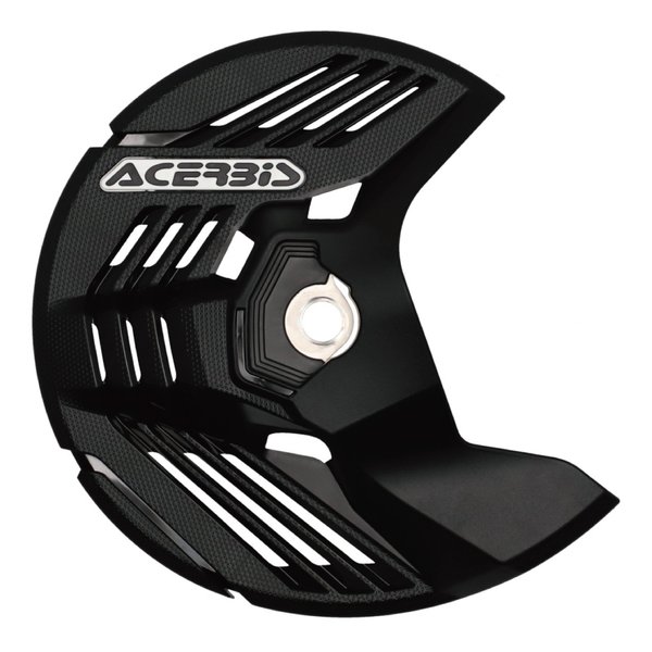 【20日は24時間限定クーポン配布】ACERBIS アチェルビス LINEAR フロントディスクカバー KHGS ブラック AC-26107BK (2645715) 代引不可 送料無料