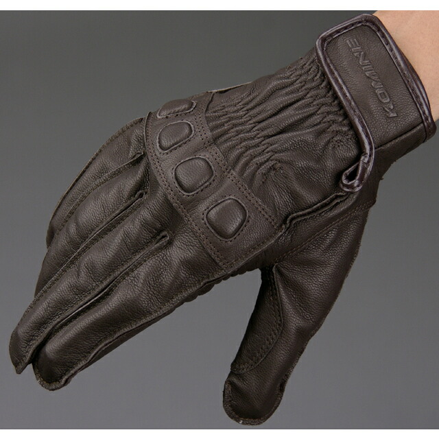 【20日は24時間限定クーポン配布】KOMINE コミネ GK-720VINTAGE LEATHER GLOVE BRN L 04-720/BR/L (2185568) 代引不可 送料無料