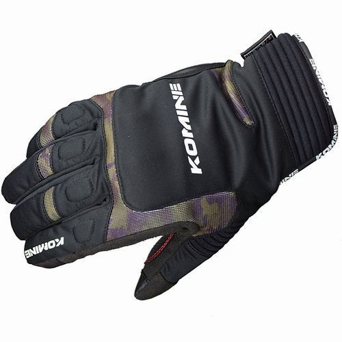 【15日は24時間限定クーポン配布】KOMINE コミネ GK-801 W-GLV CARTHAGE B/WOOD CAMO M 06-801/BK/WカモM (2417395) 代引不可 送料無料