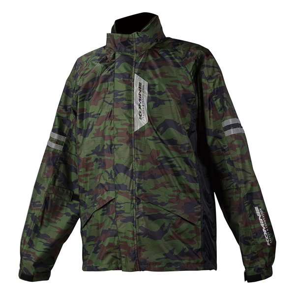 【25日は24時間限定クーポン配布】KOMINE コミネ RK-539 BR RAIN WEAR CAMOUFLAGE L 03-539CAMO/L (2477994) 代引不可 送料無料