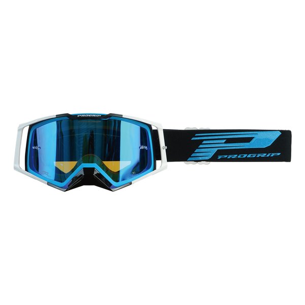【20日は24時間限定クーポン配布】PROGRIP プログリップ MXミラーゴーグル ターコイズ/ホワイト/ブラック PG3309FL-379 (2645950) 代引不可 送料無料