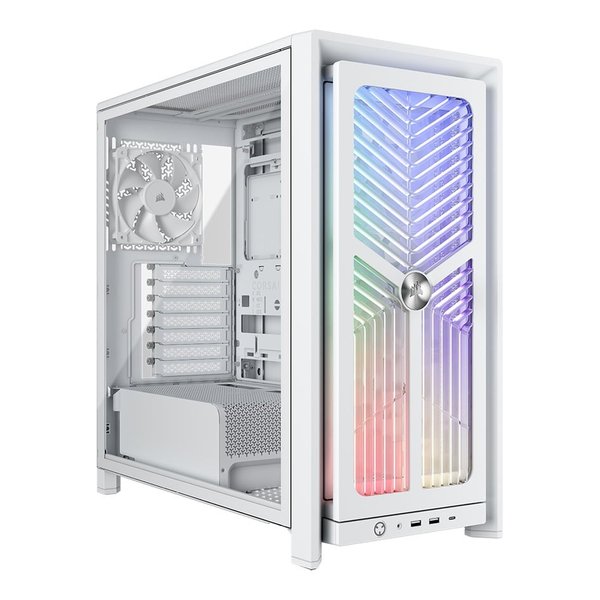 【25日は24時間限定クーポン配布】CORSAIR コルセアFRAME 4000X RS White CC-9011303-WW(2679808)送料無料｜e-zoa SHOP
