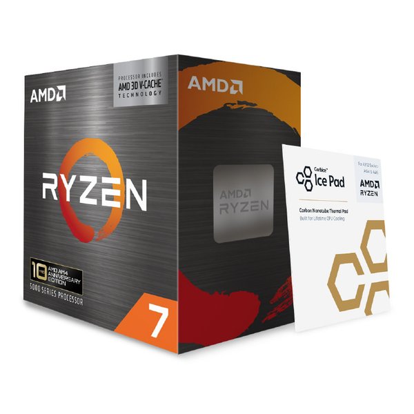 【20日は24時間限定クーポン配布】AMD エーエムディーRyzen 7 5800X3D AM4 10th Anniversary Edition R75800X3D10TH-MSIB550(2683246)送料無料｜e-zoa SHOP 44,880円