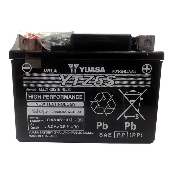 【30日は24時間限定クーポン配布】YUASA THAILAND タイユアサバッテリー 12V YTZ5S(2640006)代引不可 送料無料｜e-zoa SHOP