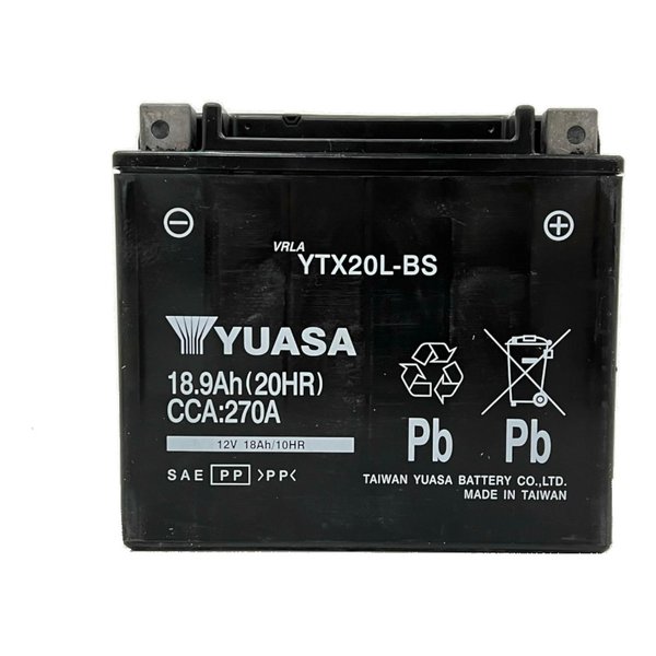 【25日は24時間限定クーポン配布】TAIWAN YAUASA(タイワンユアサ)バッテリー 12V 制御弁式 YTX20L-BS(2640019)代引不可 送料無料|e-zoa SHOP