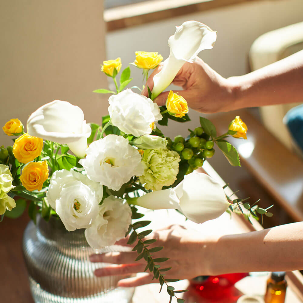 楽天市場 花束 ブーケ My Bouquet カラー 生花 プレゼント 誕生日 記念日 お祝い 結婚記念 送別会 卒業 インテリア おしゃれ 室内 花 ギフト 贈り物 ギフトセット インテリア おしゃれ 室内 花 ギフト 贈り物 イイハナ ドットコム