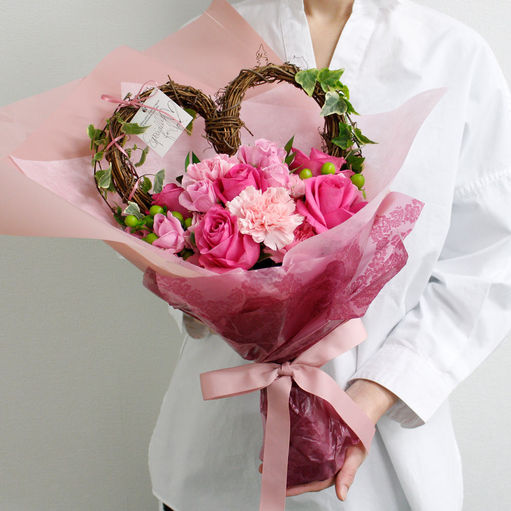 市場 花束 生花 リース ギフト ブーケ プレゼント 記念日 ハート形 Heart つながるココロ 花 誕生日 Linked 結婚記念 市場 花束 生花 リース ギフト ブーケ プレゼント 記念日 ハート形 Heart つながるココロ 花 誕生日 Linked 結婚記念