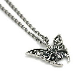 DAｇDART ダグダート[Butterfly] 蝶(チョウ)モチーフ シルバーネックレス DT-287【ネックレス】【ペンダント】【ペアネックレス】
