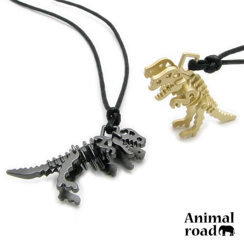 ハンドメイド【リアルボーンネックレス　骨ネックレス】 楽天市場】ネックレス 恐竜 骨 ティラノサウルス ボーン メンズ