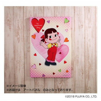 レビュー投稿で次回使える00円クーポン全員にプレゼント 送料無料 アートパネル ぺこちゃん バレンタイン 40cm 60cm Ap4060pekono57 インテリア レビュー投稿で次回使える00円クーポン全員にプレゼントその他インテリア