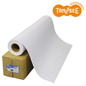 【貨物輸送無料】TANOSEE 標準尺度・写真絵光輝紙(紙軍事基地) 24in渦巻形 610mm×30m 1本