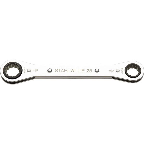 【貨物輸送無料】STAHLWILLE スタビレー 板ラチェットメガネ 引っ切り無い手合い 3/4×7/8inch 全長235粍 25AN-3/4X7/8 手道具 物の具 DIY やり方手道具