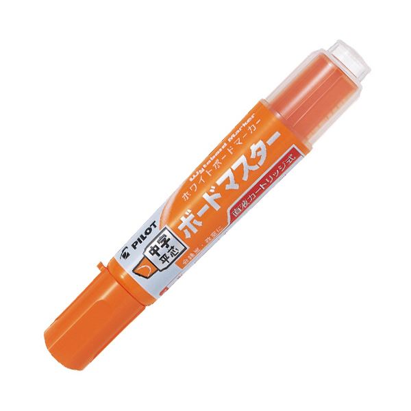 【送料無料】(まとめ）パイロット ボードマーカーボードマスター 中字平芯 オレンジ WMBM-12LC-O 1セット（10本）【×3セット】