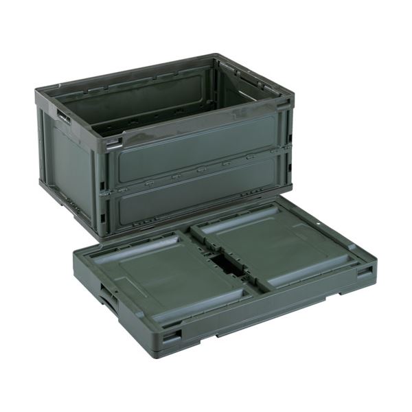 【送料無料】岐阜プラスチック工業 折りたたみコンテナー CB-S76NR OD色 CB-S76NR-OD 1台 折りたたみ コンテナ 収納 容器 オリコン